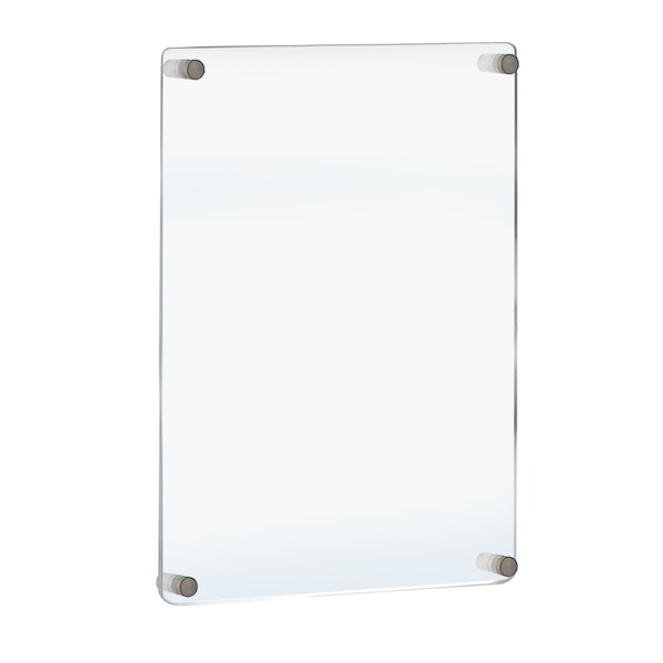 Standoff Sign Holder Frame Display, Graphic Size: 22" X 28"